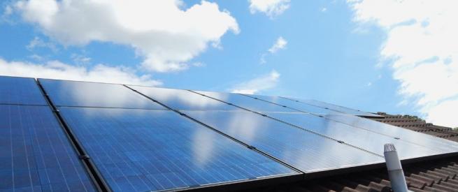 PV array generating electricity for your home.